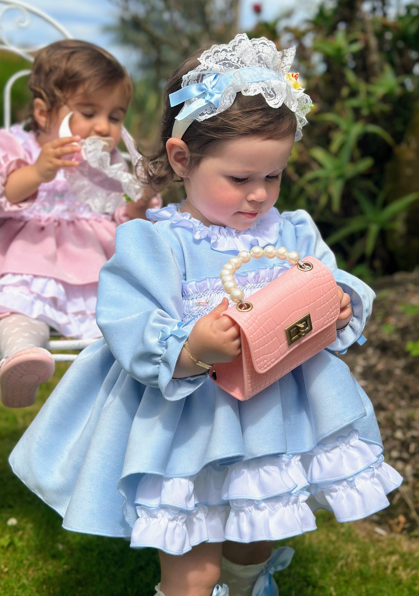 Sonata Girls Blue Wonderland Dress AW (Made to order)