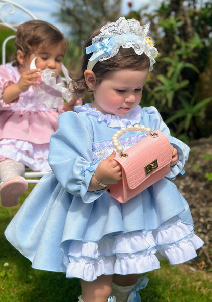 Sonata Girls Blue Wonderland Dress AW (Made to order)