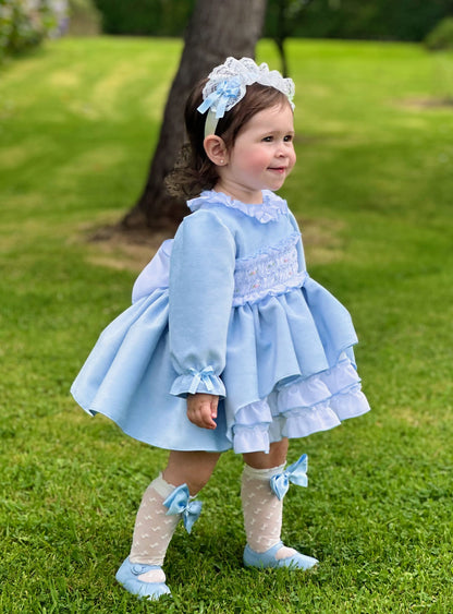 Sonata Girls Blue Wonderland Dress AW (Made to order)