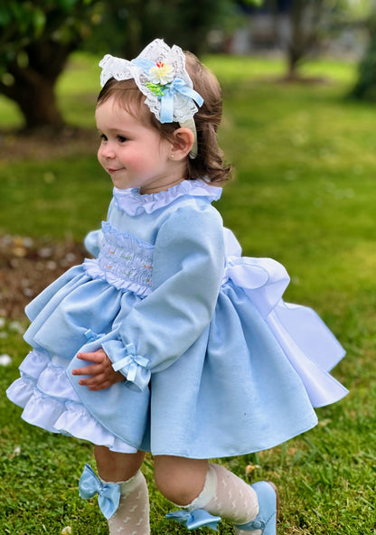 Sonata Girls Blue Wonderland Dress AW (Made to order)