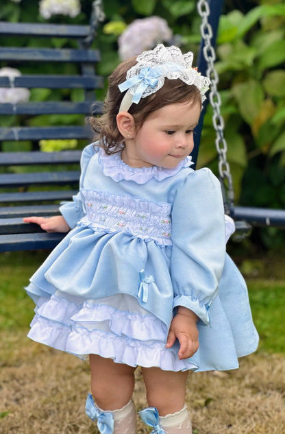 Sonata Girls Blue Wonderland Dress AW (Made to order)