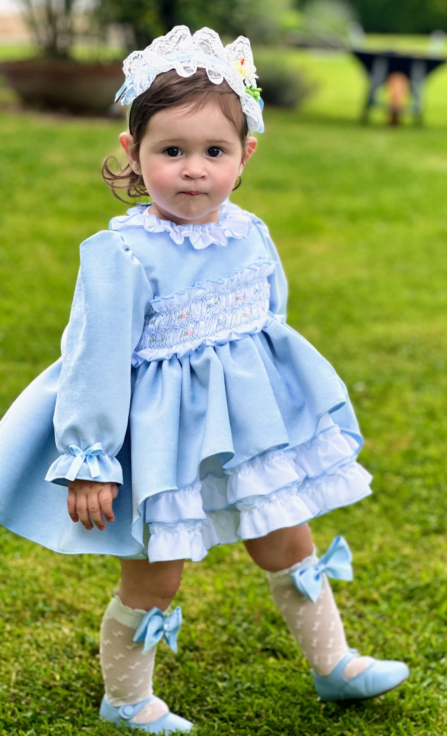 Sonata Girls Blue Wonderland Dress AW (Made to order)