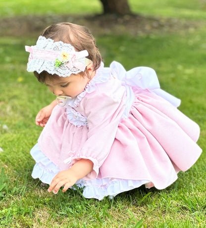 Sonata Babygirls Pink Dress AW (Made to order)