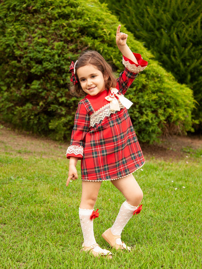 Sonata Tartan A-Line dress AW (Made to order)