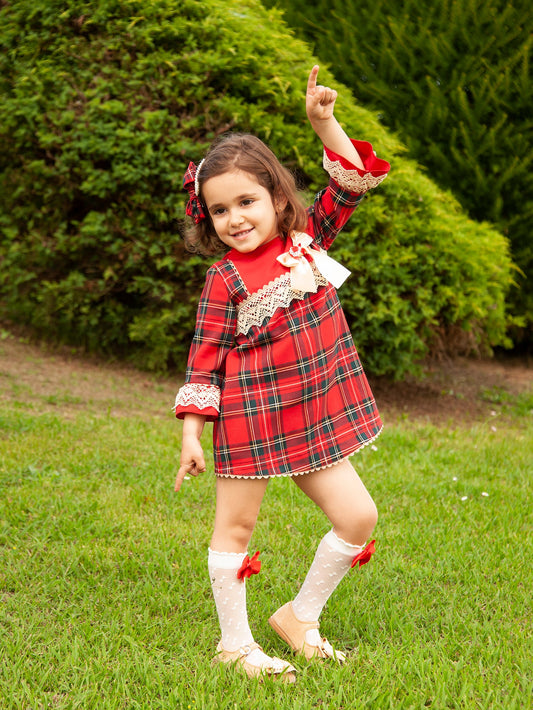 Sonata Tartan A-Line dress AW (Made to order)