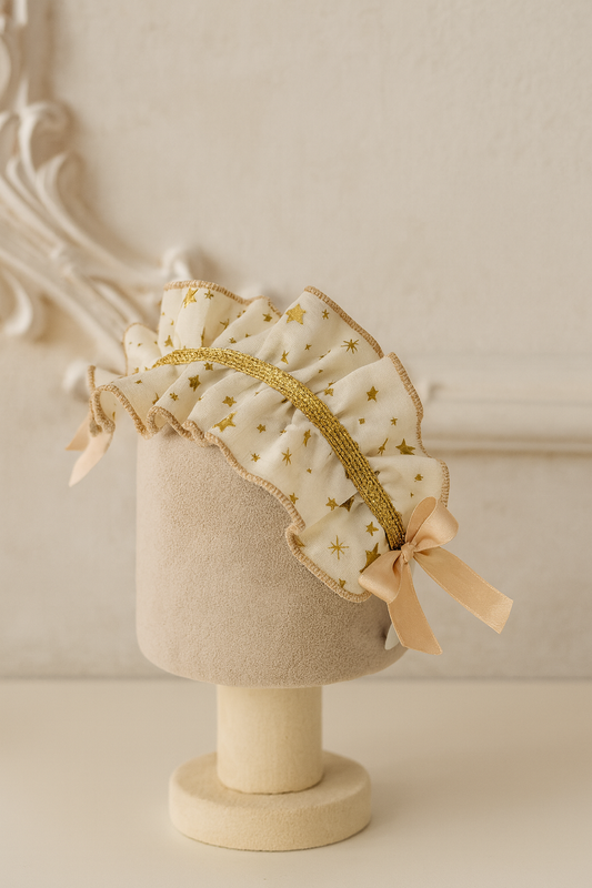 Sonata Golden Stars Handmade Hairpiece AW25 (Made To Order)