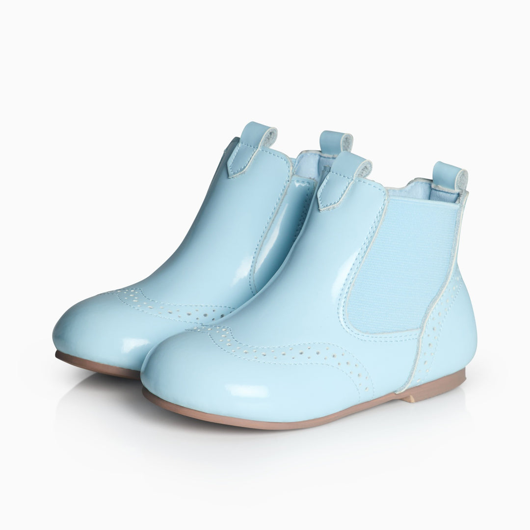 Boys leather dealer boots