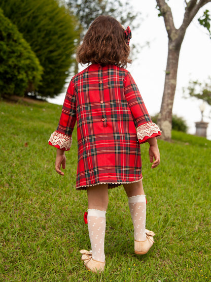 Sonata Tartan A-Line dress AW (Made to order)