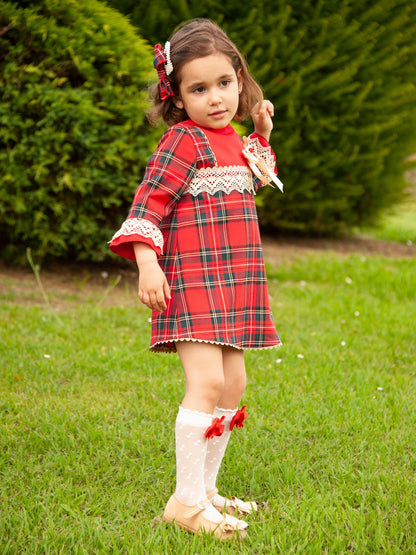 Sonata Tartan A-Line dress AW (Made to order)