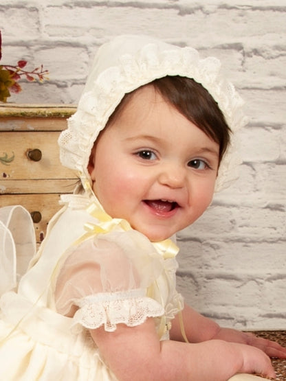 Sonata Cream Smocked Dress -  (Made to order)