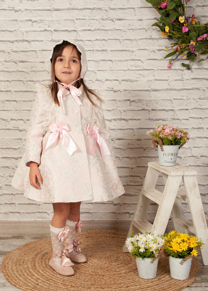 Sonata Pink Flower Summer Coat (Made to order)