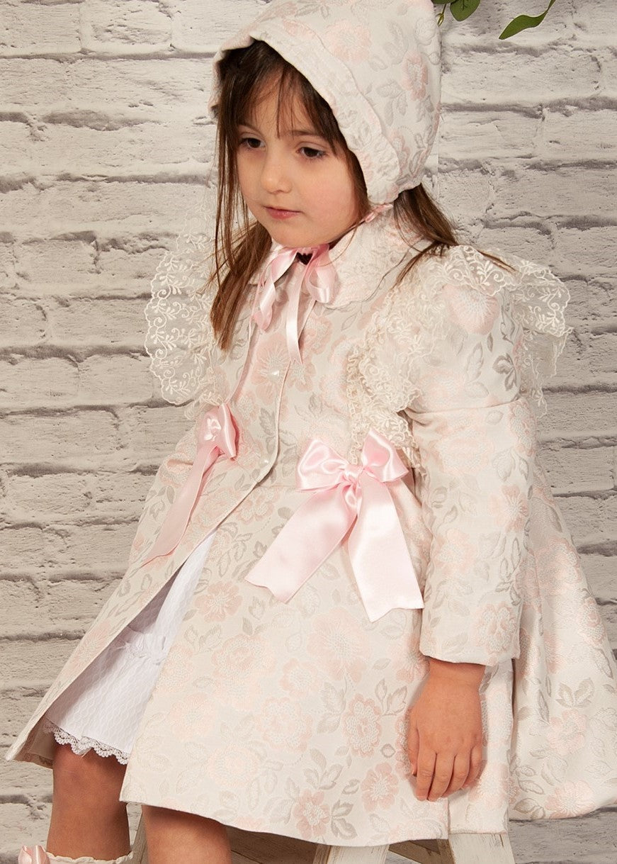 Sonata Pink Flower Summer Coat (Made to order)