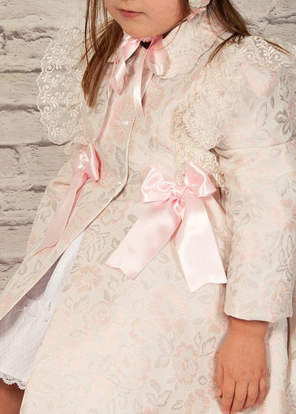 Sonata Pink Flower Summer Coat (Made to order)