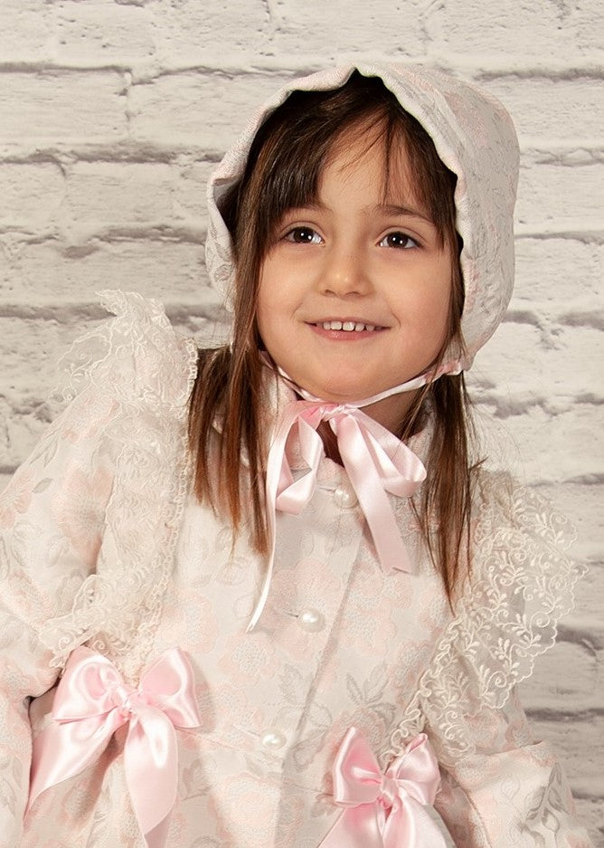 Sonata Pink Flower Summer Coat (Made to order)