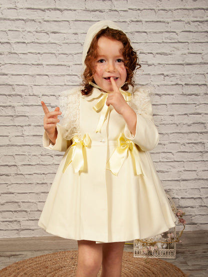 Sonata Summer Yellow Pique Coat - (Made to Order)