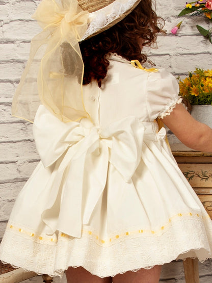 Sonata Amarillo Hand Smocked Dress (Made to order)