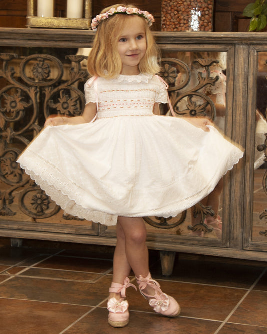 Sonata Double Smocked Dress - (Made to order)