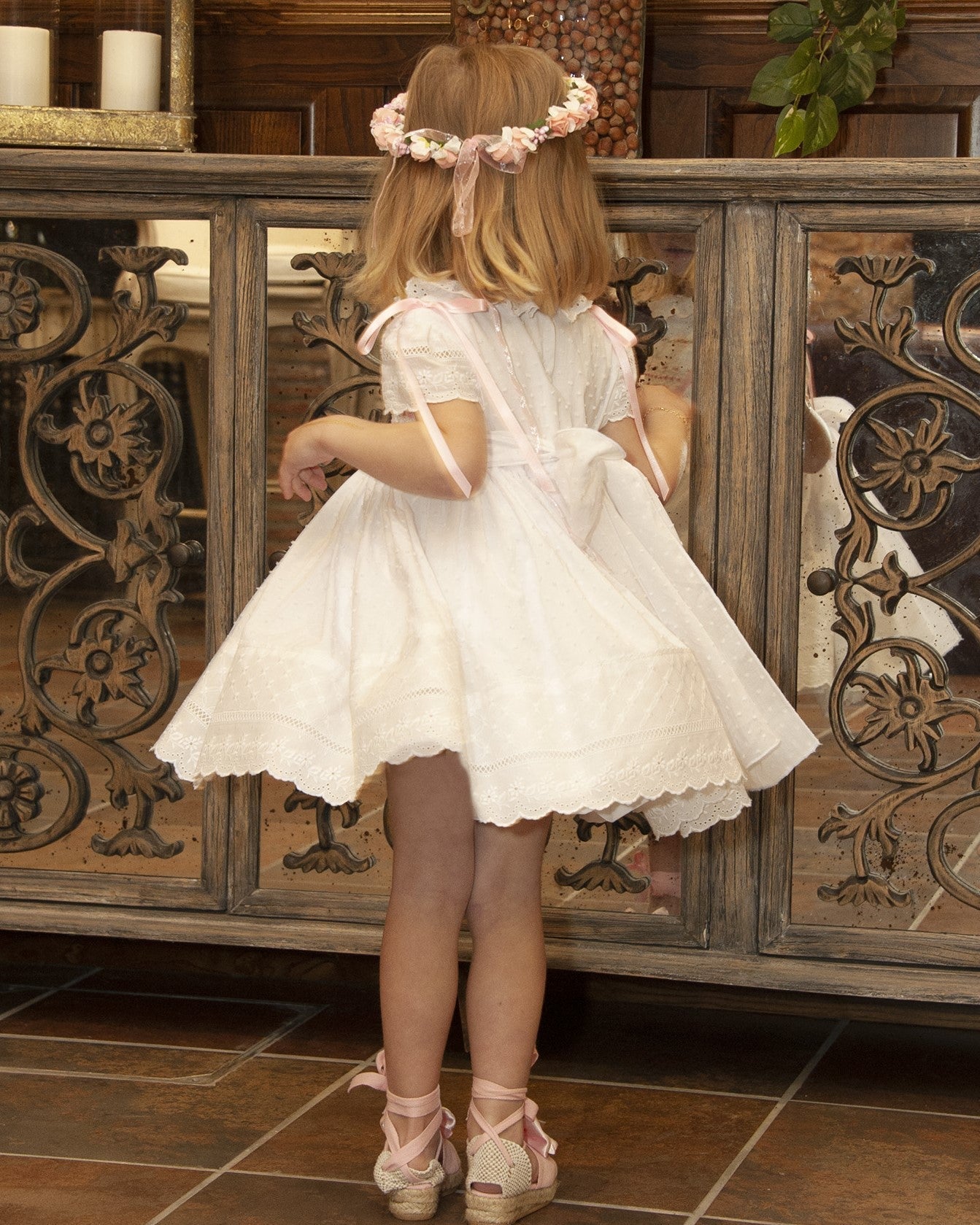 Sonata Double Smocked Dress - (Made to order)