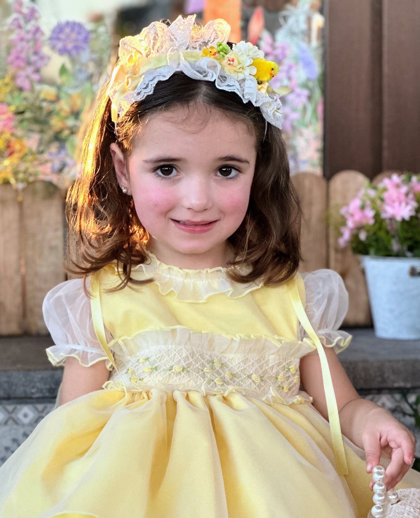 Girls Headpiece 4 colours choices - (Made to order)