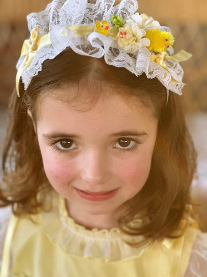 Girls Headpiece 4 colours choices - (Made to order)