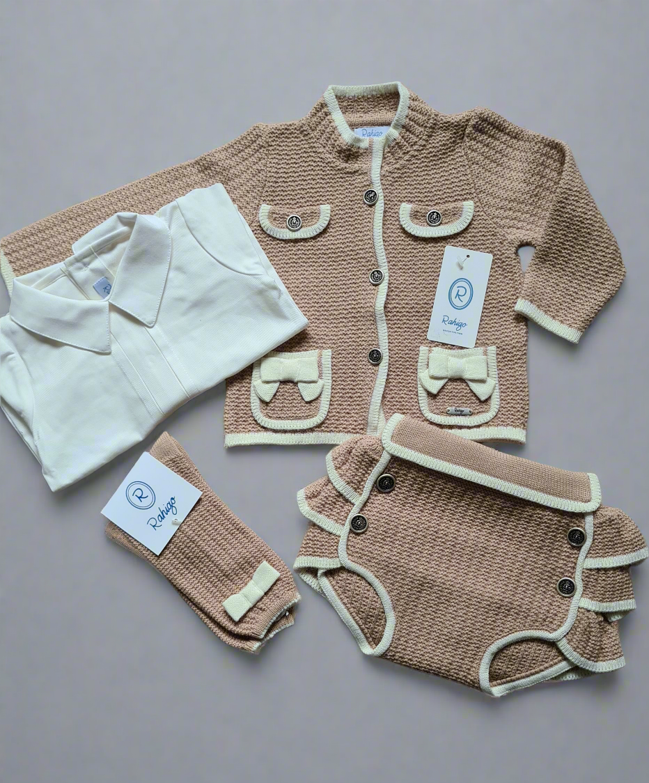Rahigo Girls Knitted 3 Piece Set AW