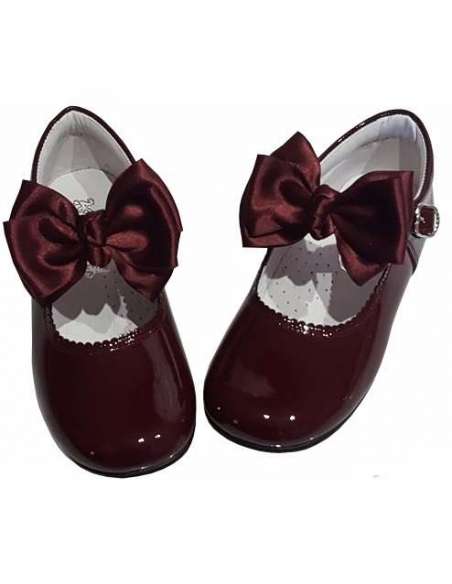 Mary Jane Butterfly Bow Patent Shoes