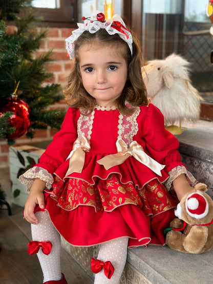 Traditional Red Christmas Dress AW (Made to order)
