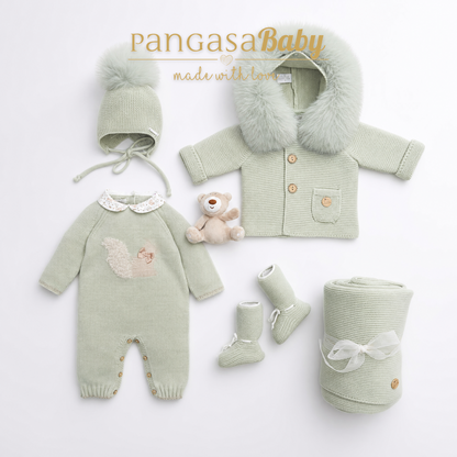 Pangasa Baby Ardilla Knitted One Piece ~ AW26 Preorder