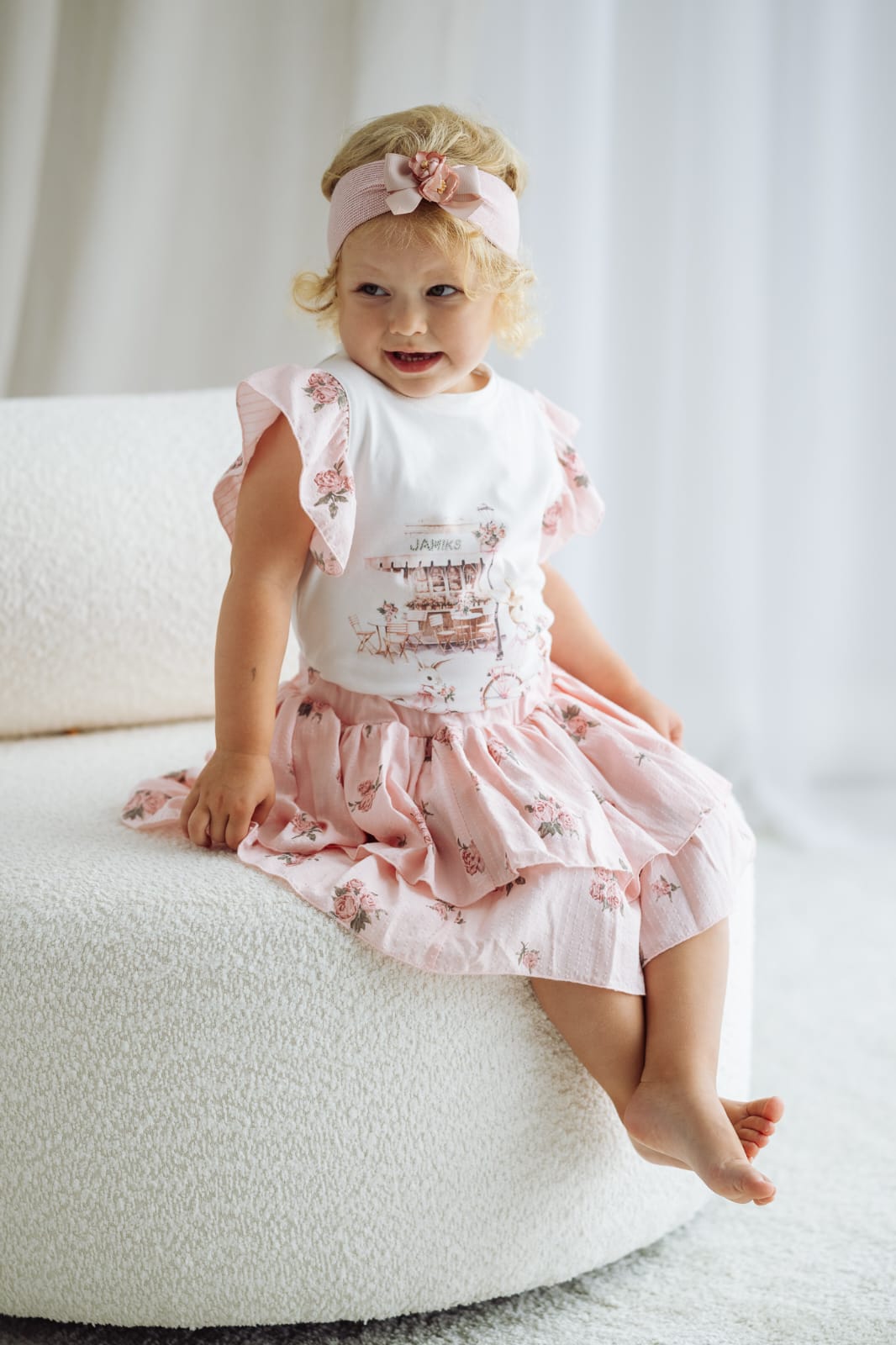 Girls Linao Top & Skirt Set