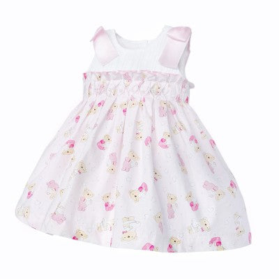 Baby Girl Pink Teddy Bear Dress