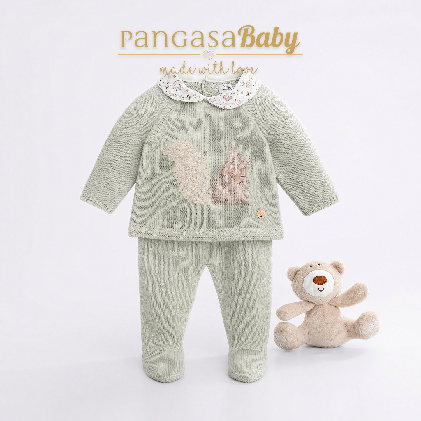 Pangasa Baby Ardilla Boys 2 Piece Knitted Set ~ AW26 Preorder