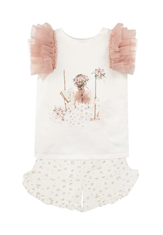 Girls Jomita Top & Short Set