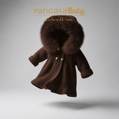 Pangasa Baby Chocolate Fur Orcha Jacket - Preorder