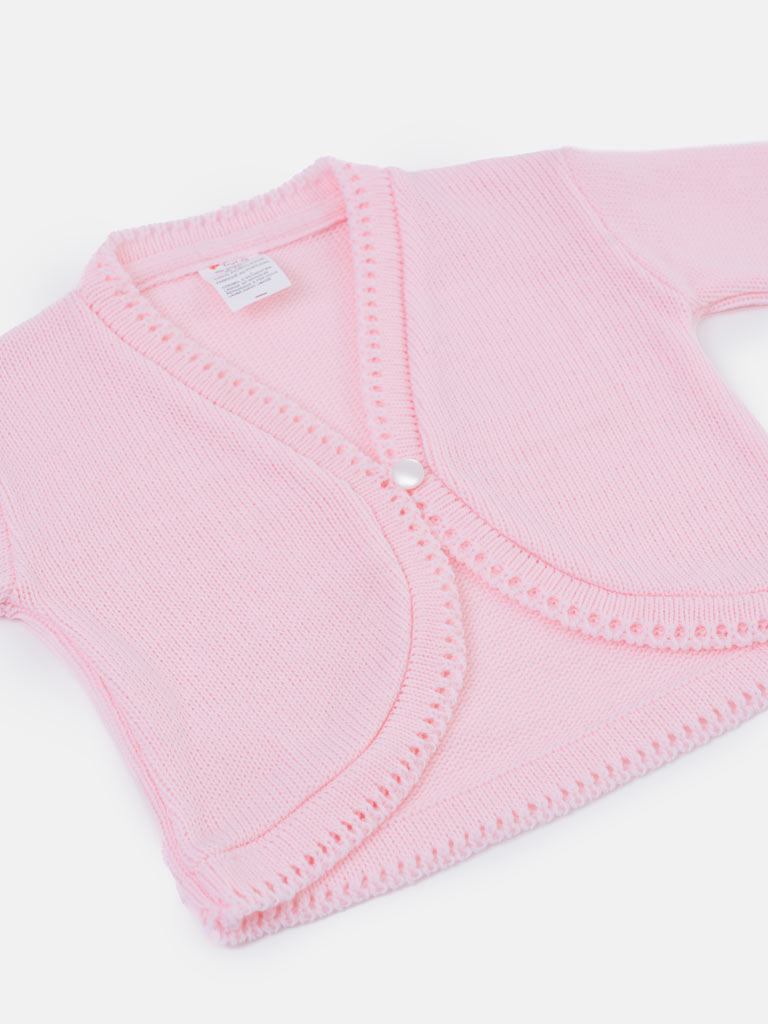 Baby Girls Medium Pink Bolero
