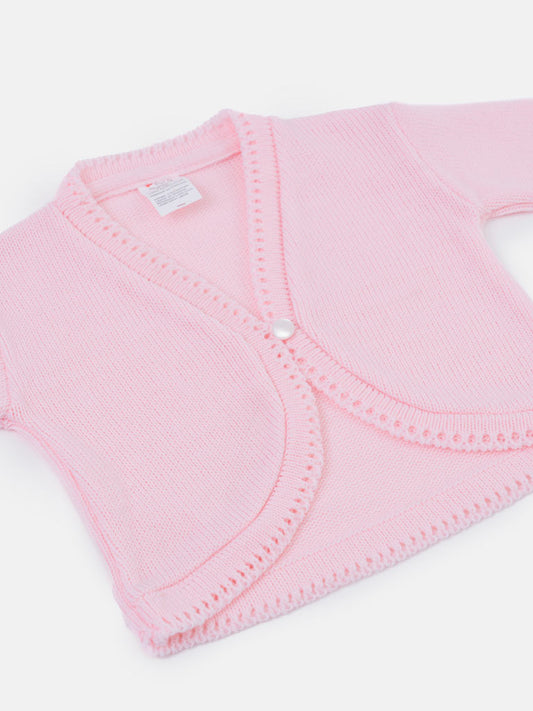 Baby Girls Medium Pink Bolero
