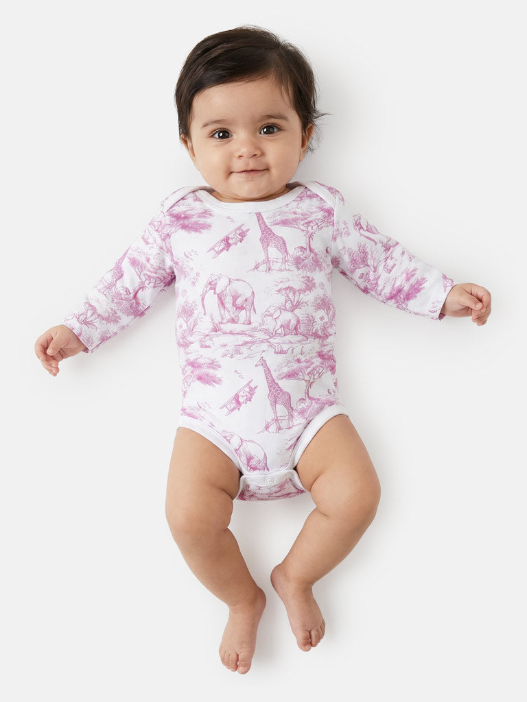 Girls Baby Pink Safari 5 piece Set