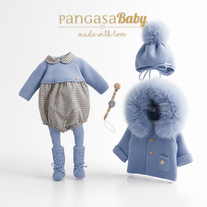 Pangasa Baby Brume Halfknit Romper ~ AW26 Preorder