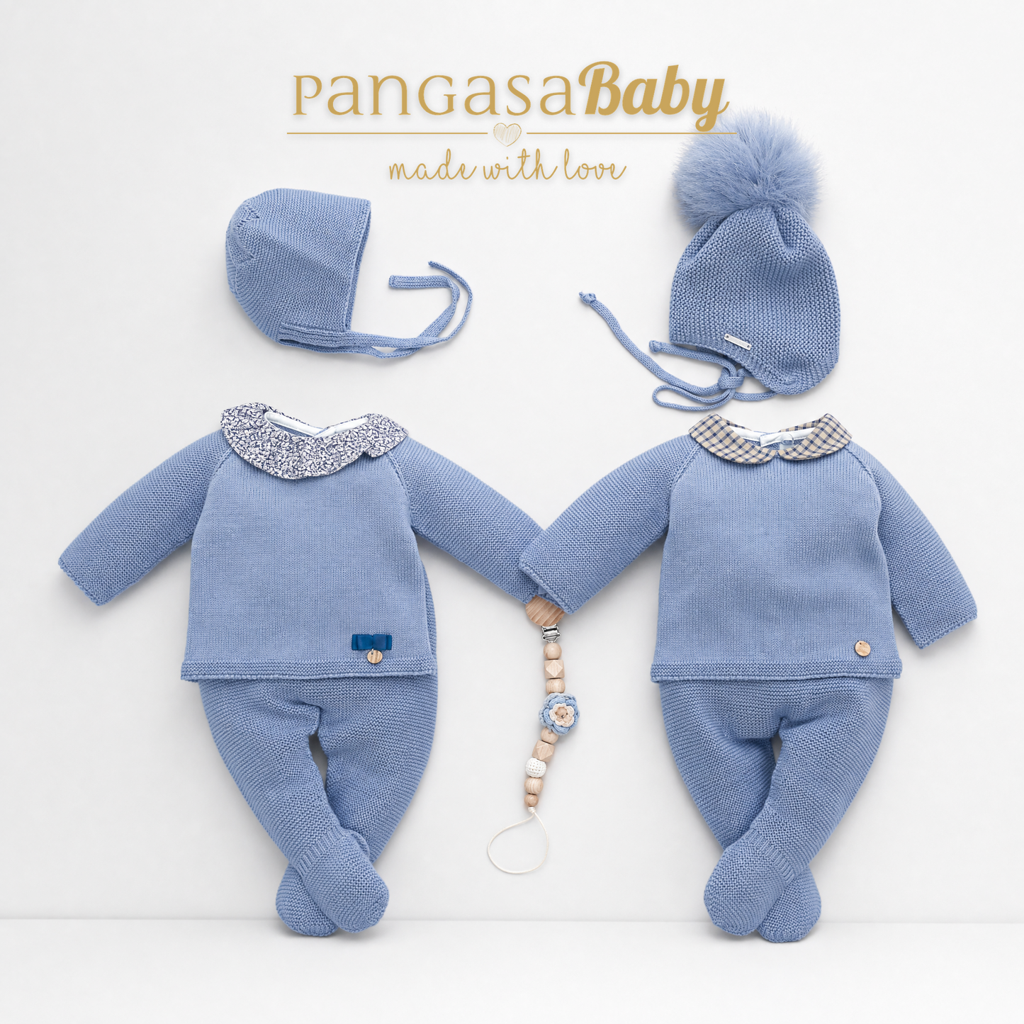 Pangasa Baby Boys Brume 3 Piece Knitted Set  ~ AW26 Preorder