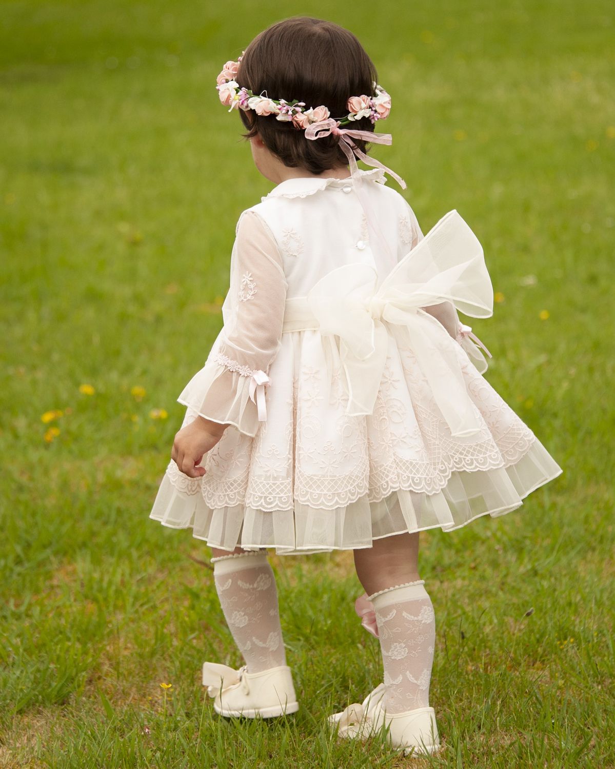 Sonata Organza Pink Dress - (Made To Order)