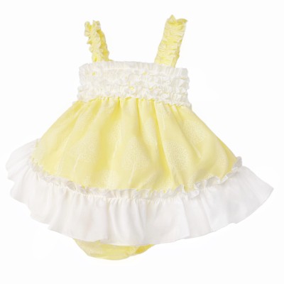 Baby Girl Yellow Sun Dress with Knickers