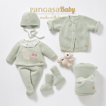 Pangasa Baby Ardilla Girls 2 Piece Knitted Set ~ AW26 Preorder