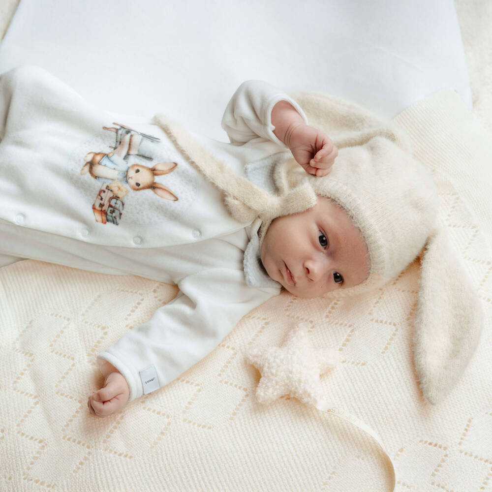 Baby Boys Damaso Swaddle, Hat, Bib & Babygrow Set