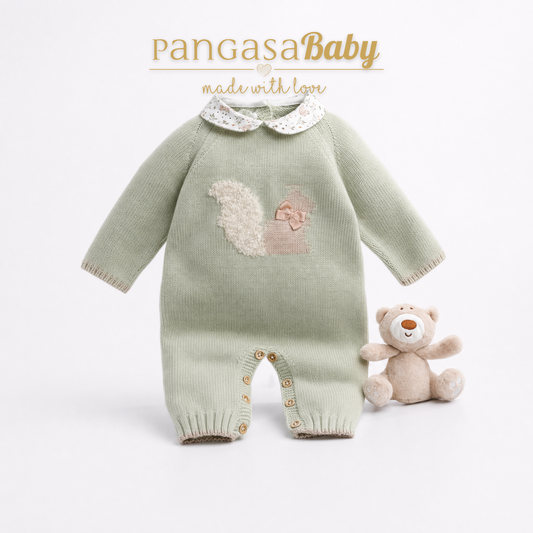 Pangasa Baby Ardilla Knitted One Piece ~ AW26 Preorder