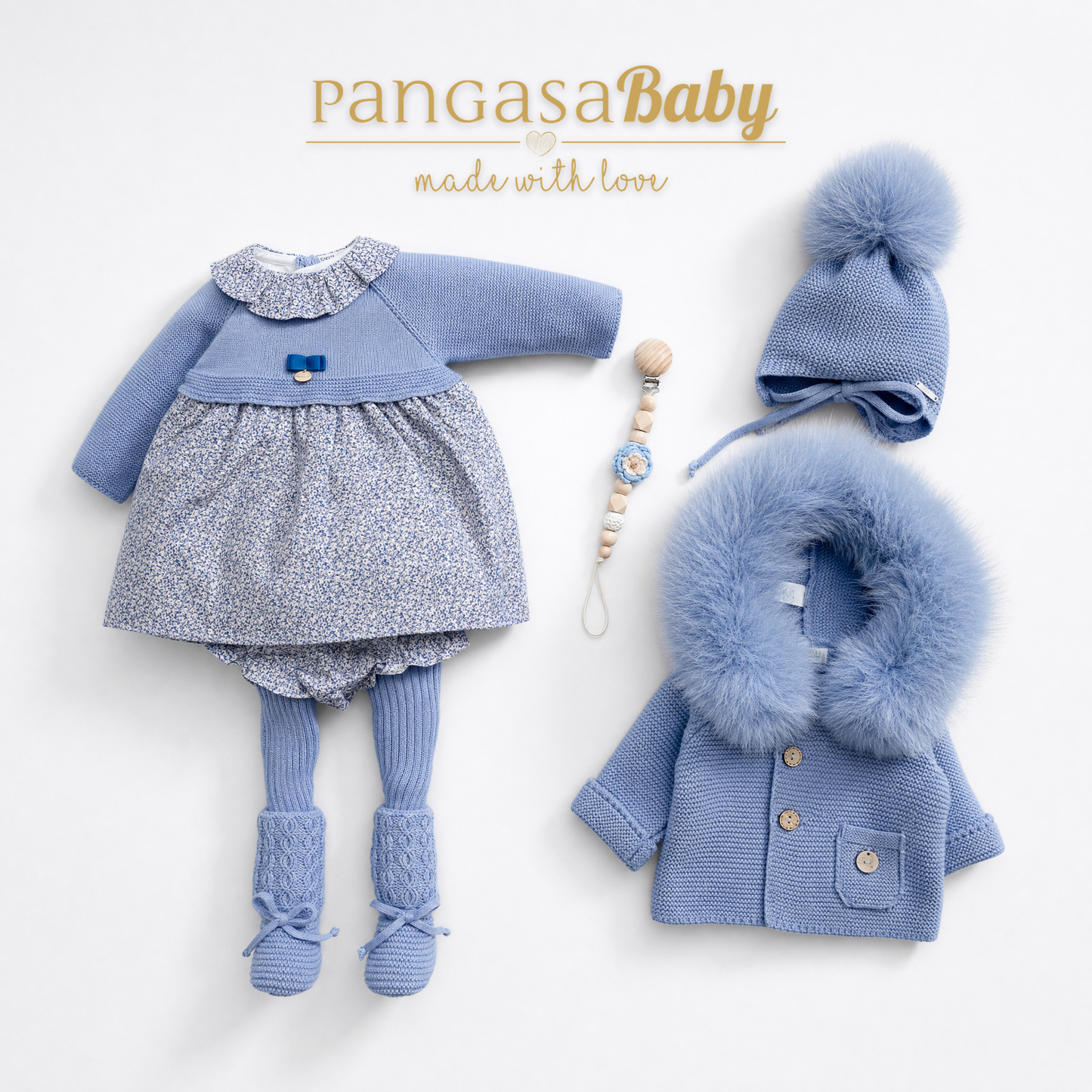 Pangasa Baby Brume Dress & Knickers ~ AW26 Preorder