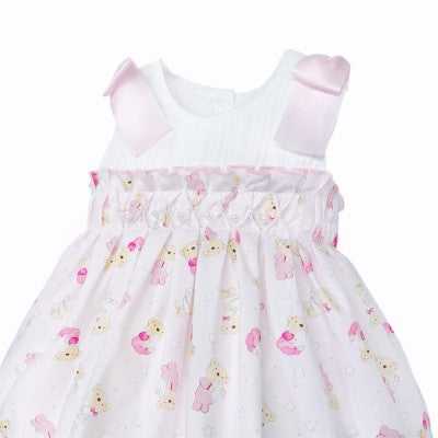 Baby Girl Pink Teddy Bear Dress