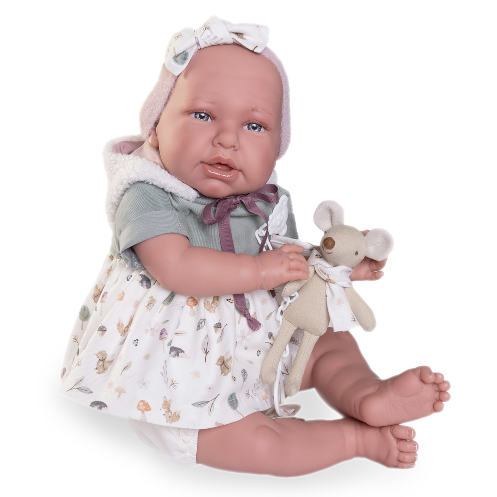 Antonio Juan Doll - Reborn Daniela with Plush Toy 52cm