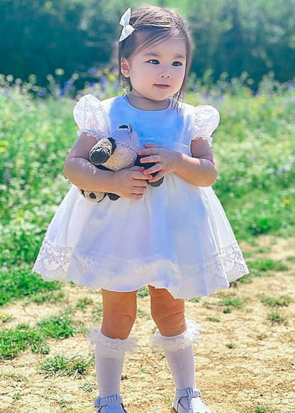 Sonata Ceremony White Dove Dress - (Made To Order)