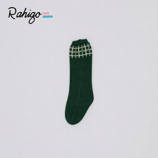 Rahigo Boys Bottle Green & Camel Socks AW26 (Preorder)
