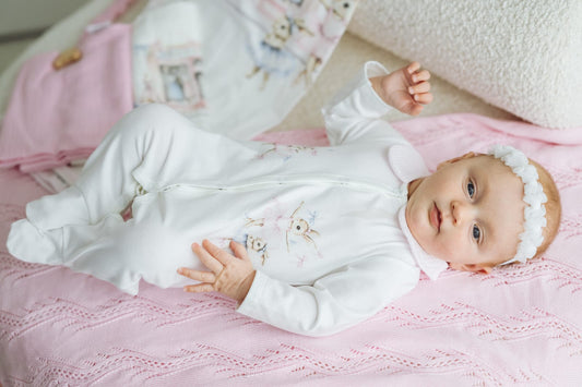 Baby Girls Lucerta Ballerina Bunny Babygrow