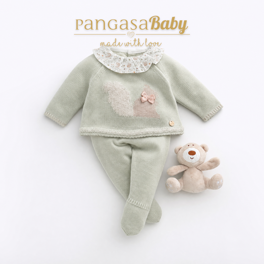 Pangasa Baby Ardilla Girls 2 Piece Knitted Set ~ AW26 Preorder